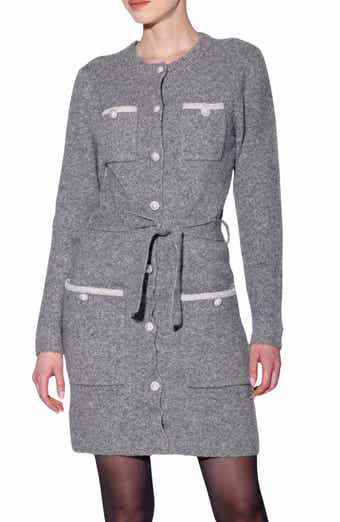 Walter Baker Beth Button Front Sweater Dress