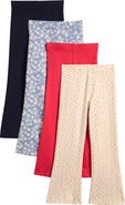 NEXT Kids' 4-Pack Flare Leggings