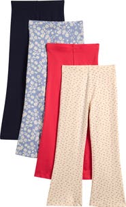 NEXT Kids' 4-Pack Flare Leggings