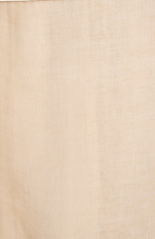 Ellian Solid Gauze Oblong Scarf In Brown