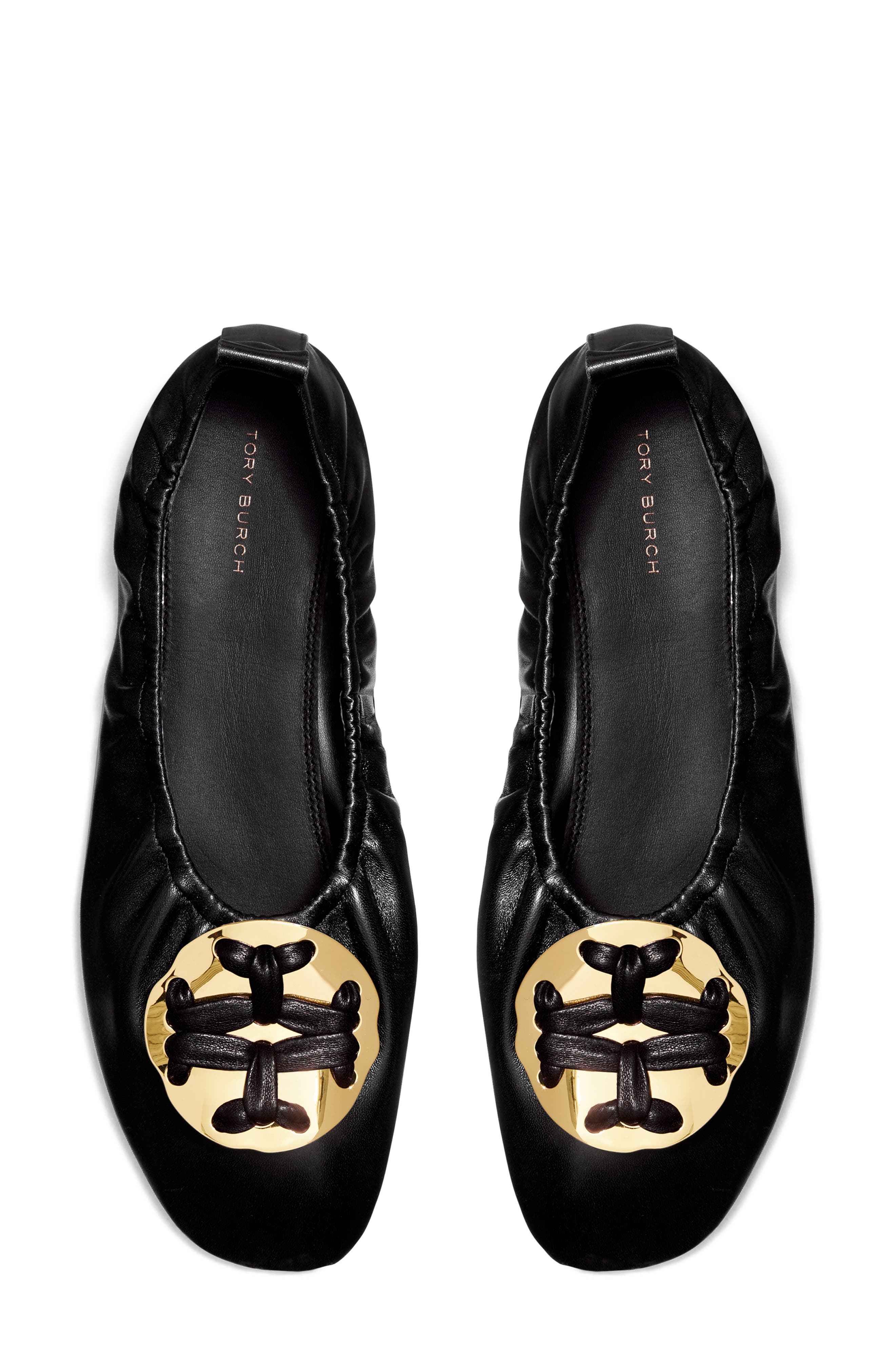 Tory Burch Double T Ballet Flat, Alternate, color, 