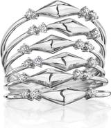 Hueb Luminus Stacked Diamond Ring