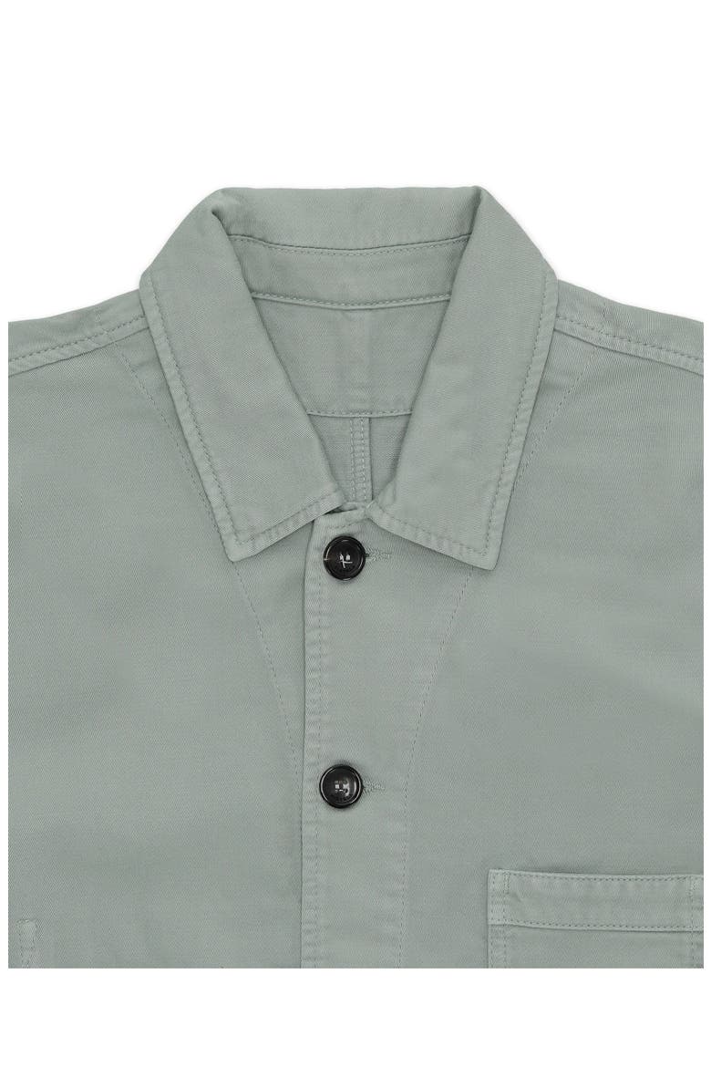 Seneca Cotton Overshirt, Alternate, color, Aqua Green