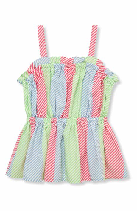 Habitual Kids Kids' Stripe Ruffle Peplum Top