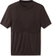 MANGO Short Sleeve Sweater