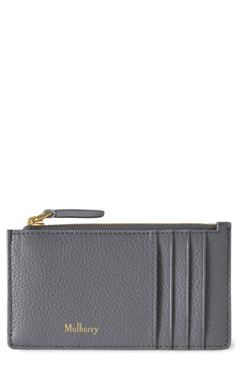 Continental Zip Leather Card Holder