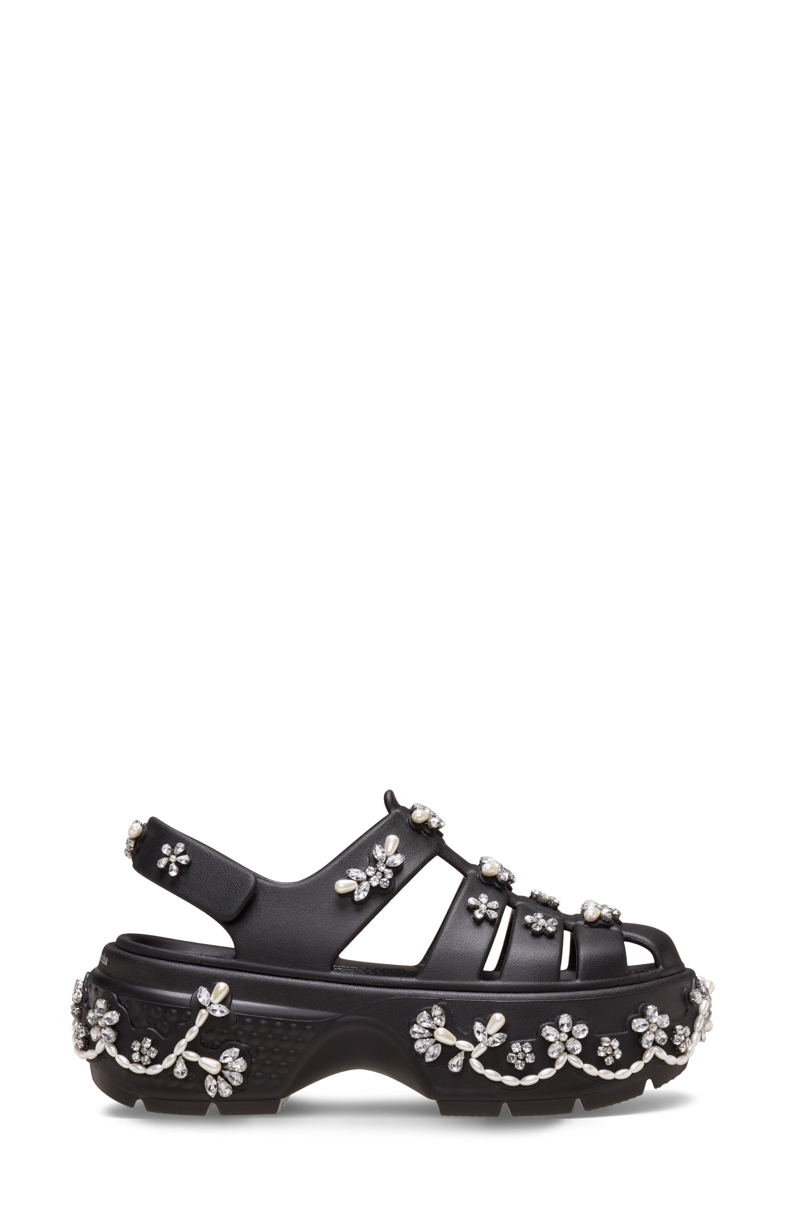 CROCS x Simone Rocha Stomp Platform Fisherman Sandal, Alternate, color, 