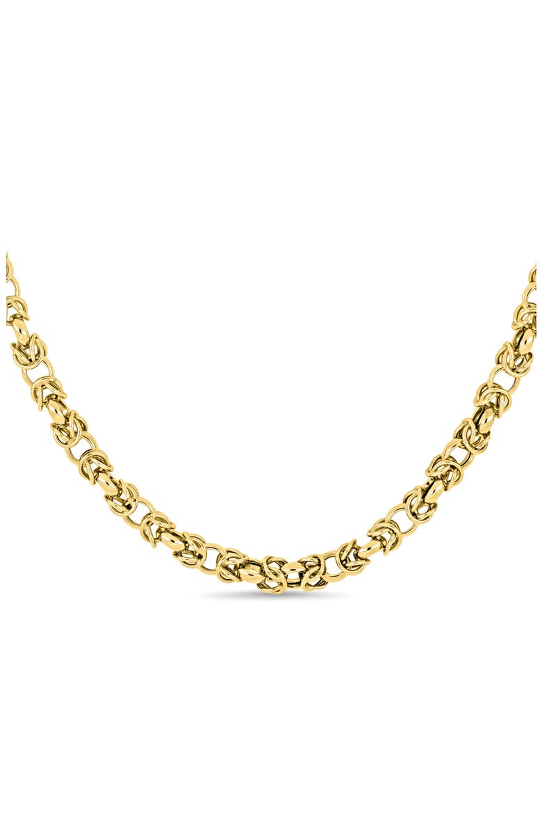 14K Gold Interwoven Chain Necklace, Alternate, color, 14K YELLOW GOLD