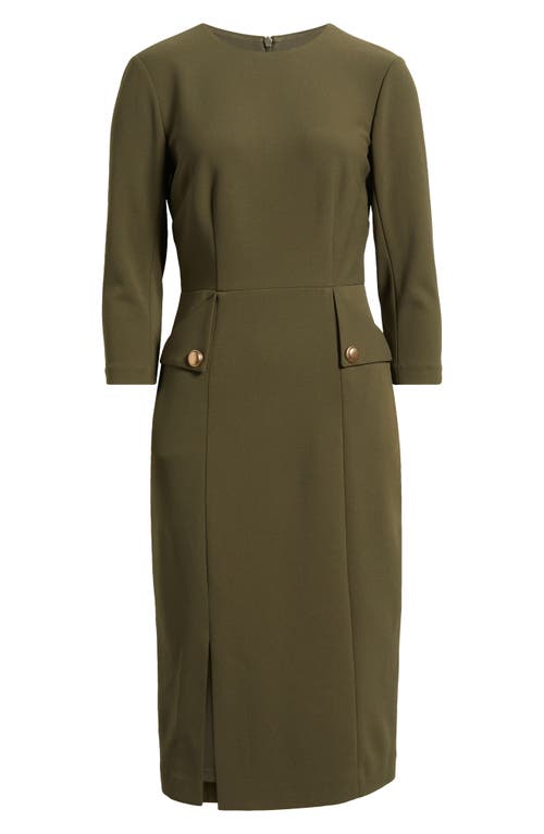 Eliza J Pocket Detail Sheath Dress