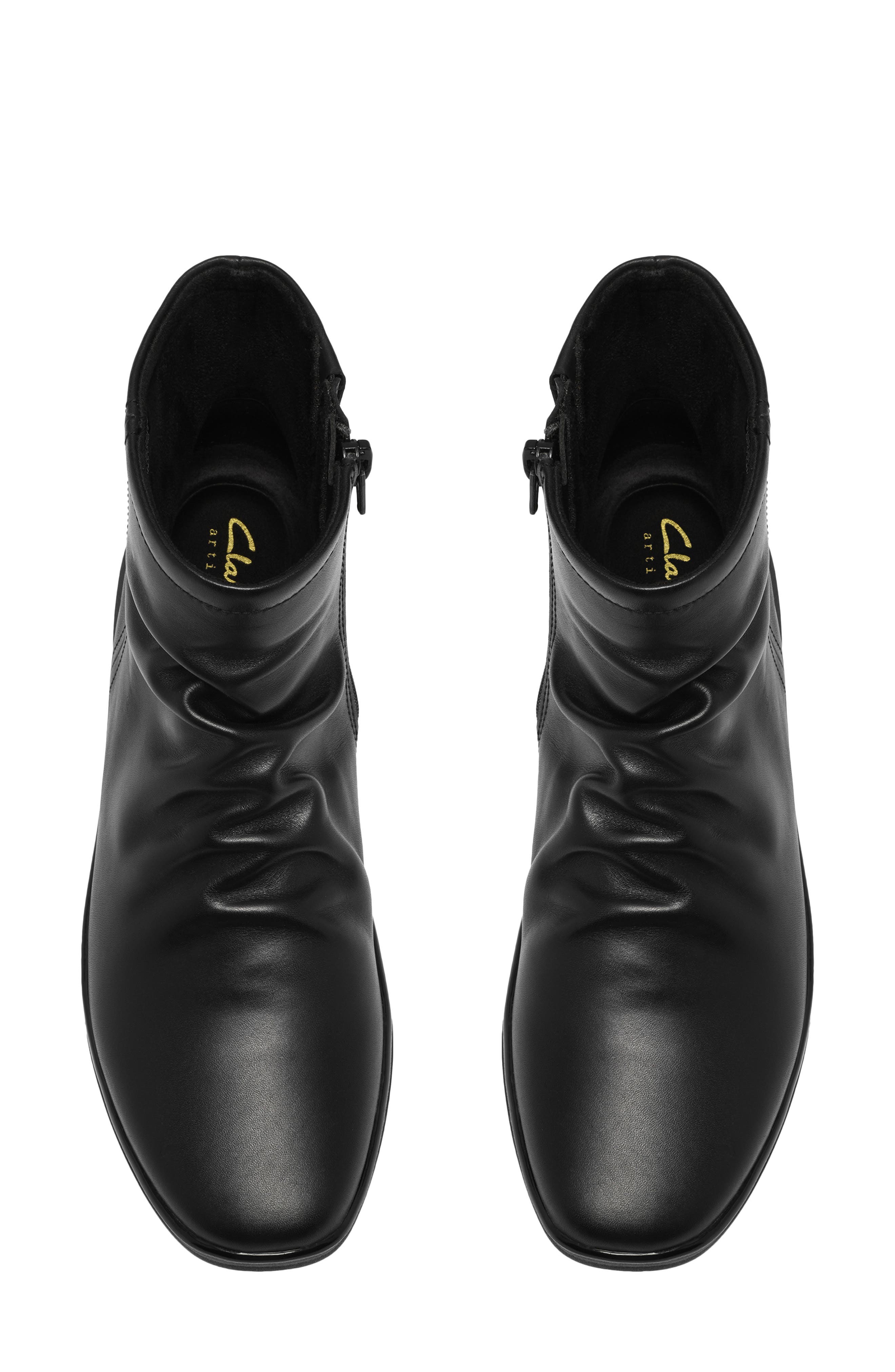 Lynell Park Waterproof Leather Bootie, Alternate, color, BLACK WATERPROOF