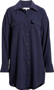 WAYF Huxley Long Sleeve Shirtdress