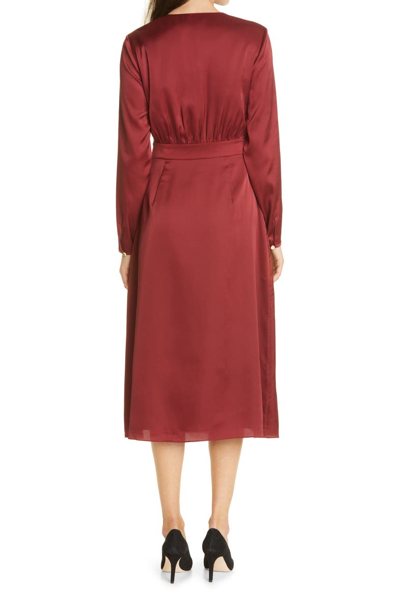 Ted Baker London Neenha Long Sleeve Wrap Dress, Alternate, color, 