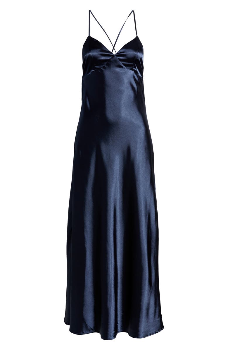 Lulus One Last Glance Satin Evening Gown, Alternate, color, 