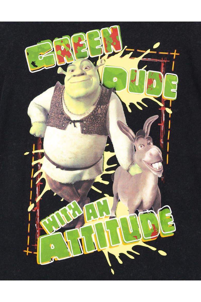 Shrek Short Sleeve T-Shirt, Alternate, color, Shrek Black