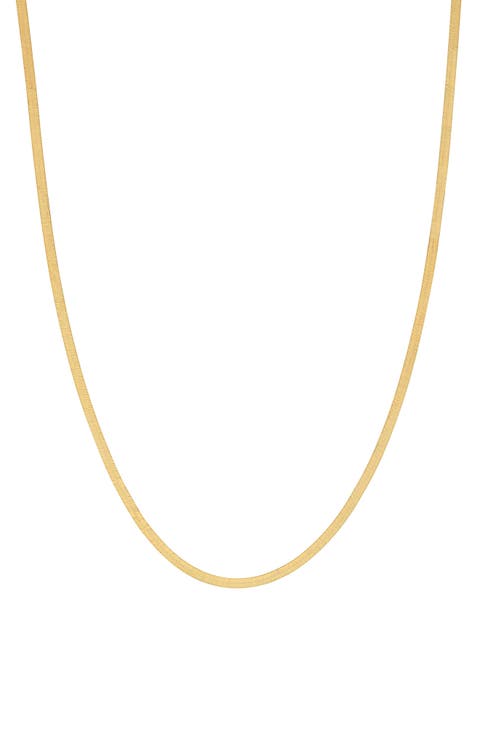 10K Yellow Gold Snake Chain Necklace