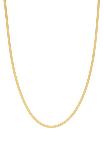 Fzn 10k Yellow Gold Snake Chain Necklace In Yellow
