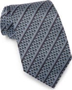 ZEGNA TIES Stripe Silk Tie