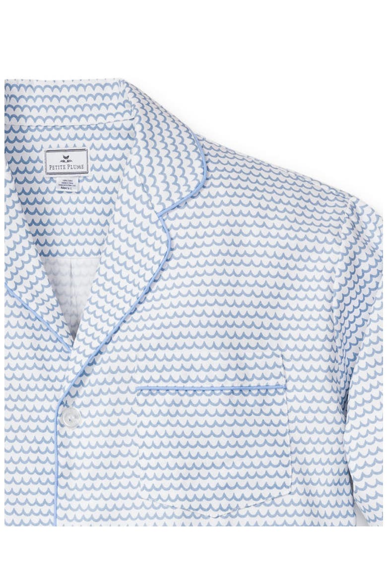 Pajama Set, Alternate, color, BLUE