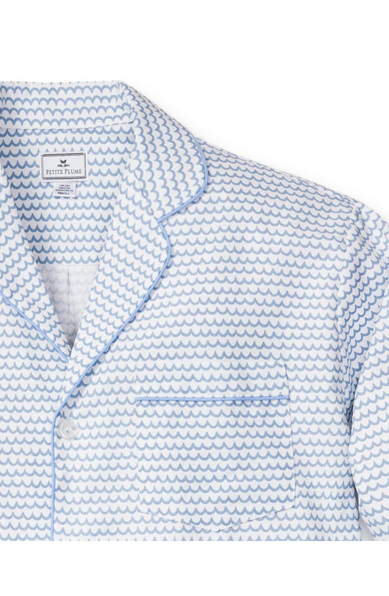 Petite Plume Men's La Mer Pajamas, Alternate, color, 