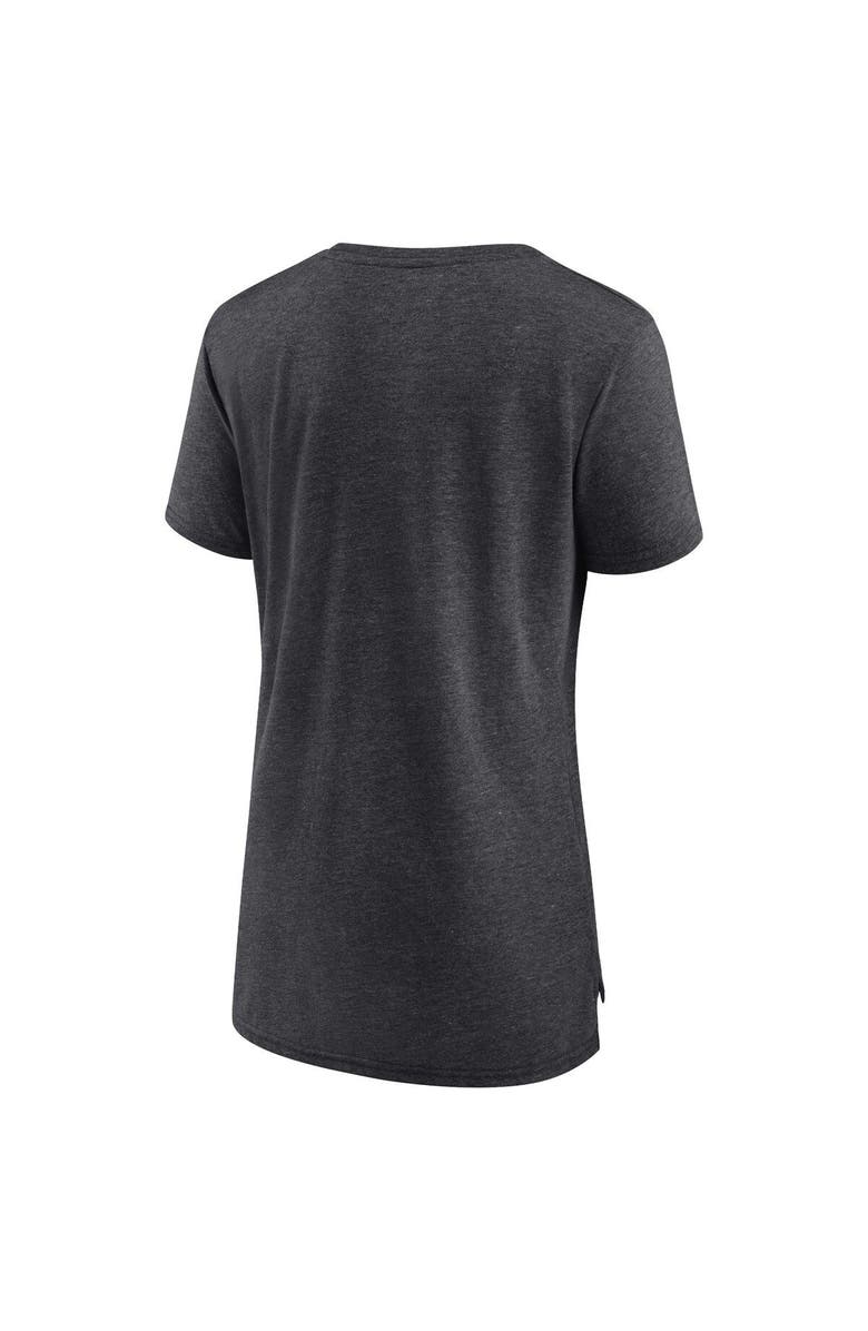 FANATICS Women's Fanatics Branded Heather Charcoal Kansas City Chiefs Super Bowl LVII Strategy Tri-Blend T-Shirt, Alternate, color, 