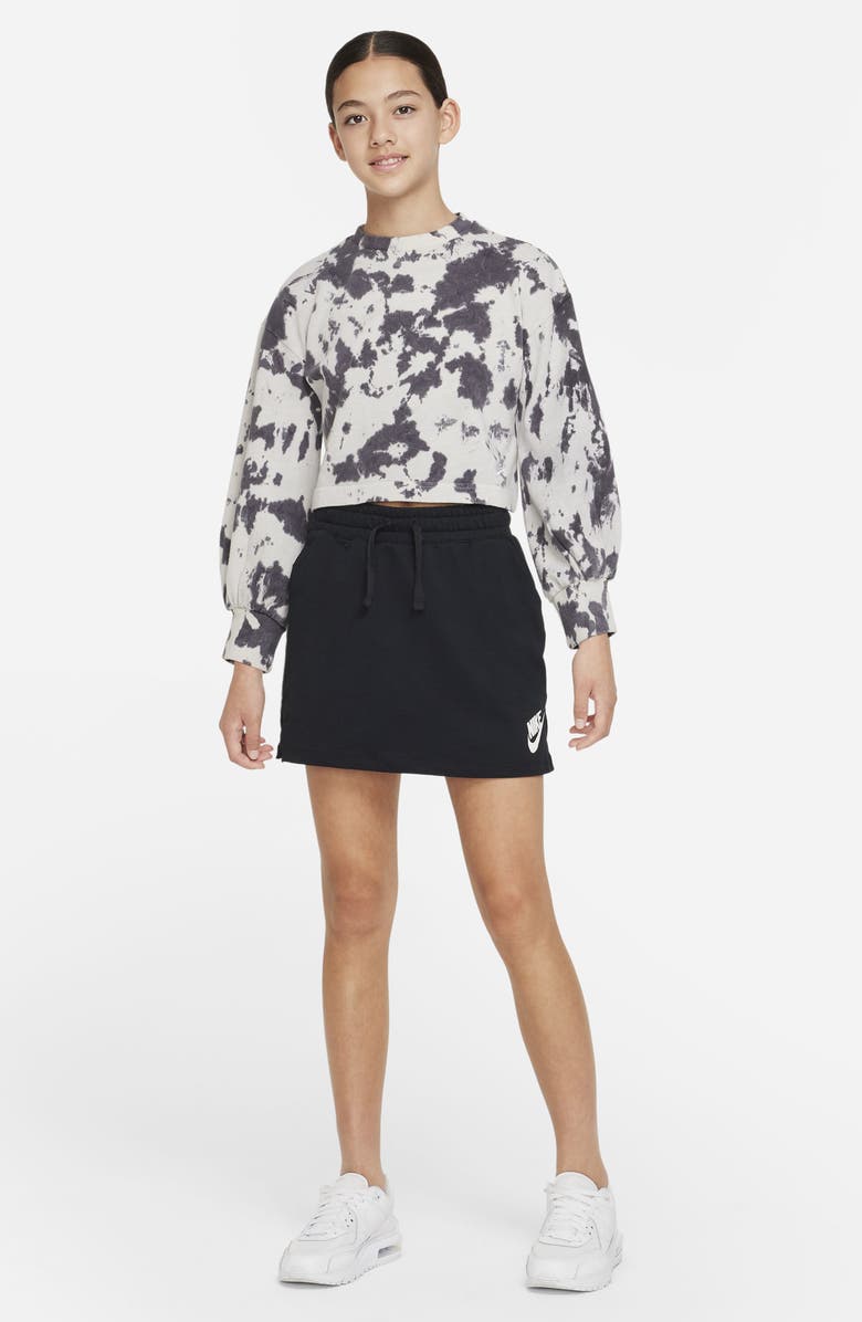 Nike Kids' Sportswear Tie Dye Long Sleeve Cotton T-Shirt, Alternate, color, 