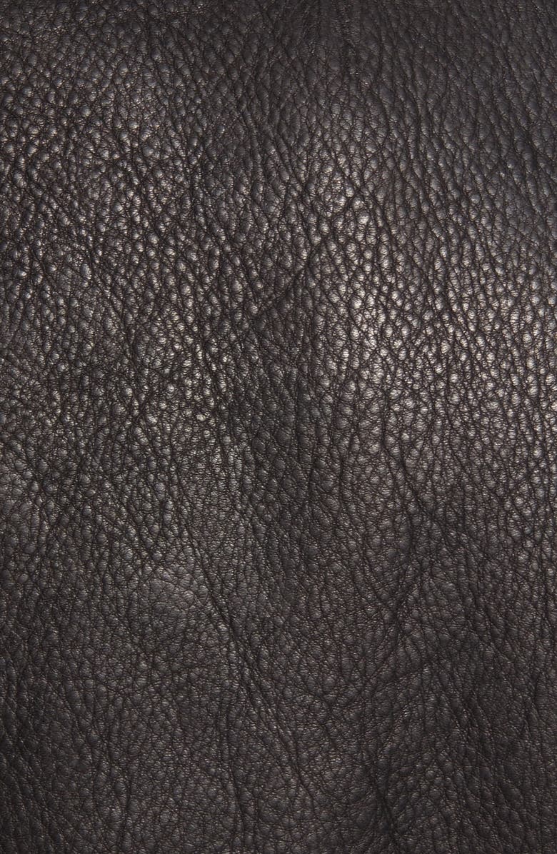 Cole Haan Leather Moto Jacket, Alternate, color,