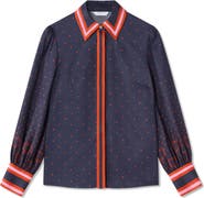 LK Bennett Honey Playing Cards Shirt