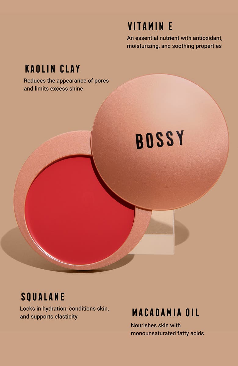 BOSSY COSMETICS Boss By Nature Buttery Blush, Alternate, color, Perseverance