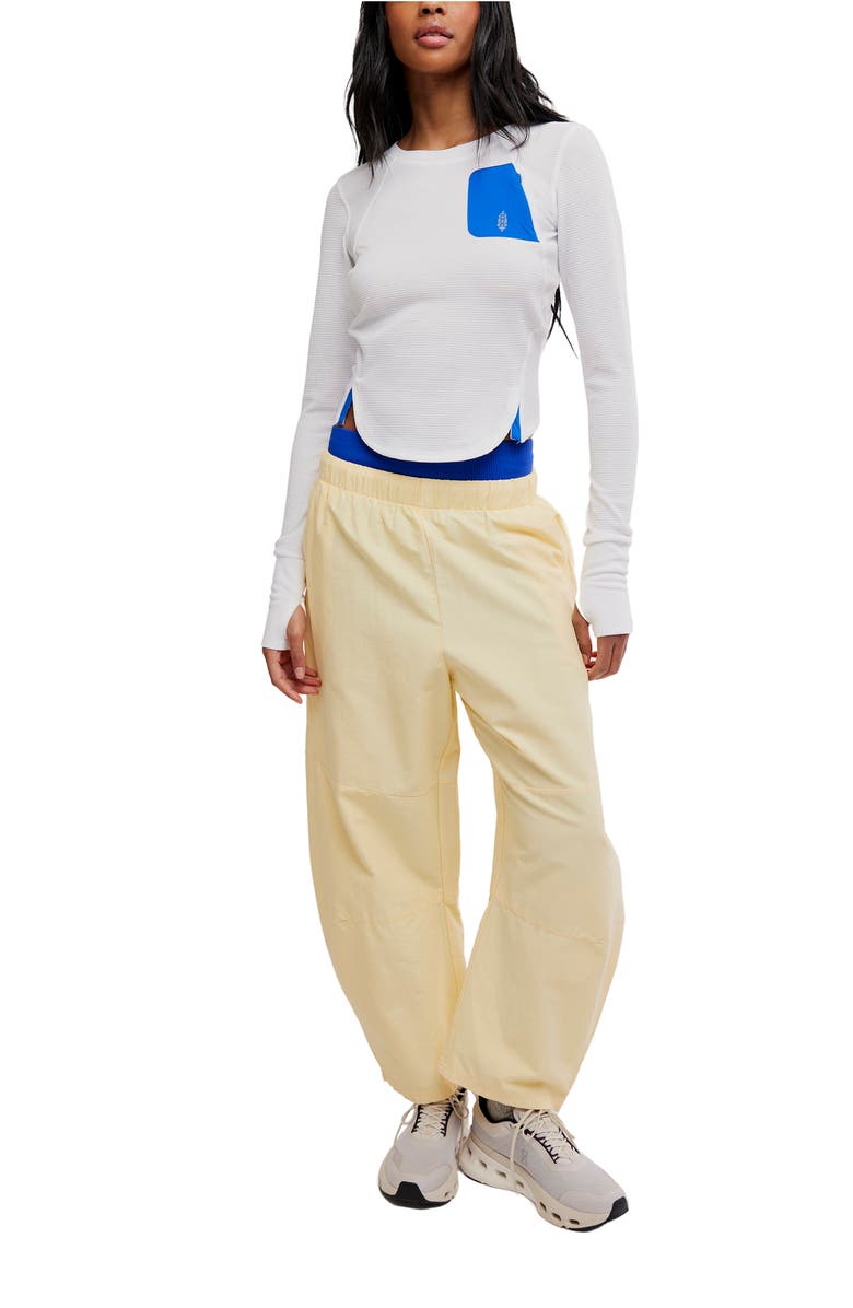 Free People Outbound Long Sleeve Waffle Knit T-Shirt, Alternate, color, 