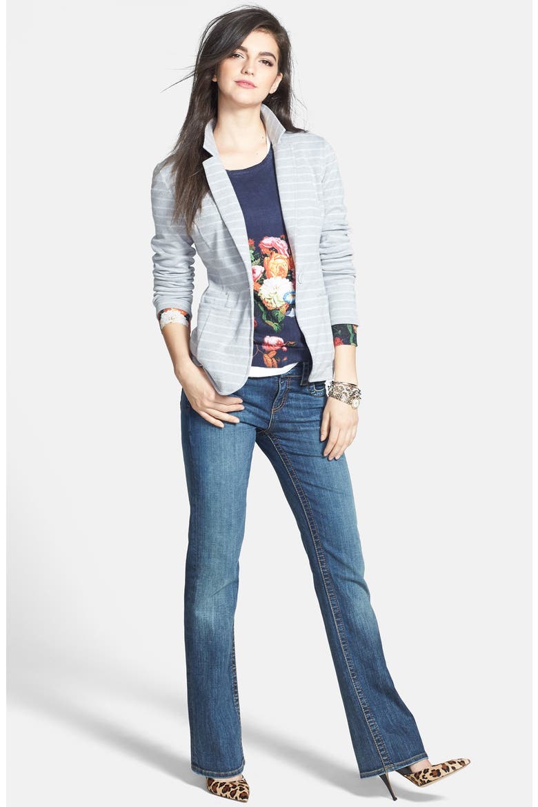 NOVELTY PRINT SWEATER, Alternate, color, NAVY FLORAL