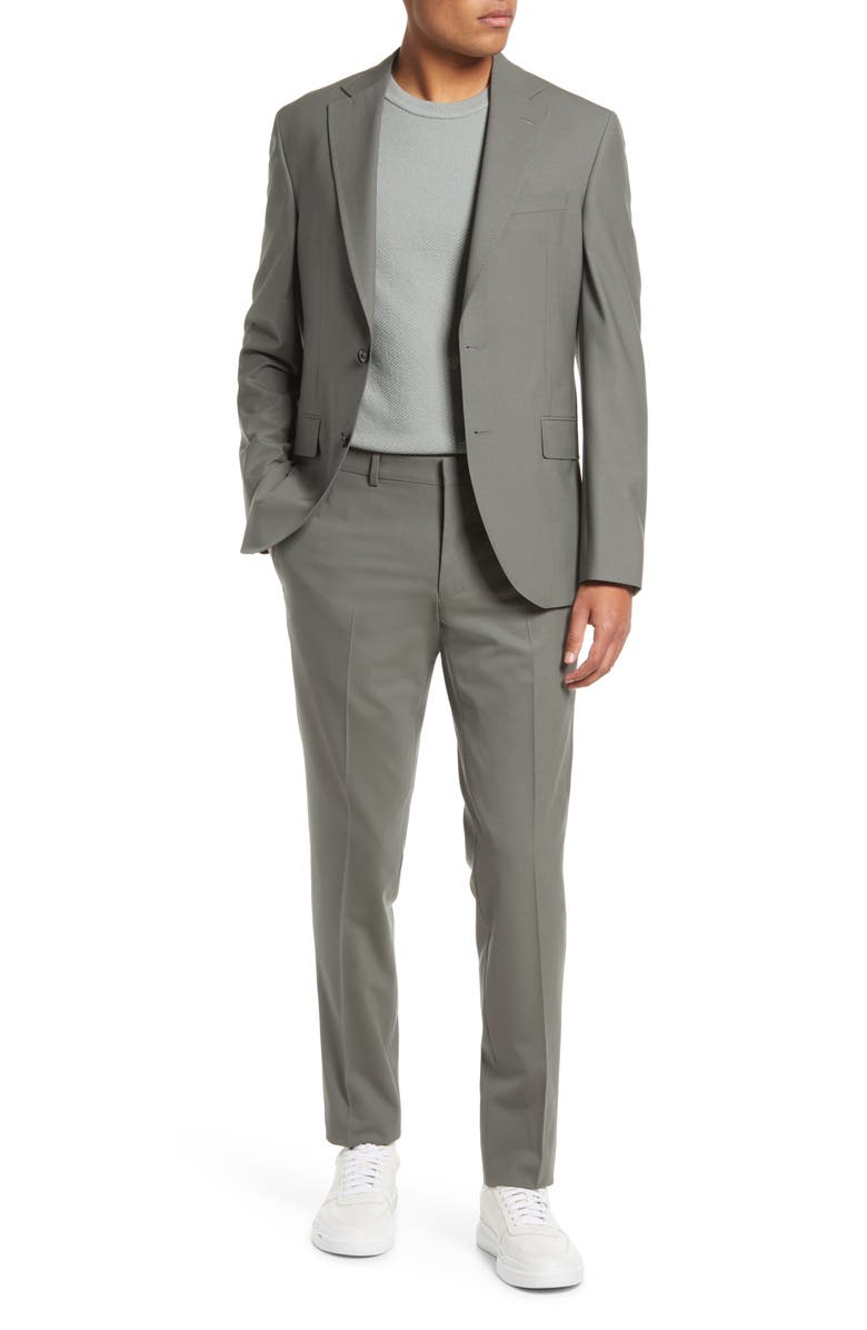Ted Baker London Roger Extra Slim Fit Stretch Wool Suit, Main, color, 