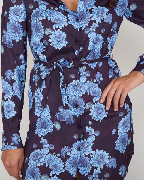 Lords Of Harlech Dorethy Shirt Dress In Blue