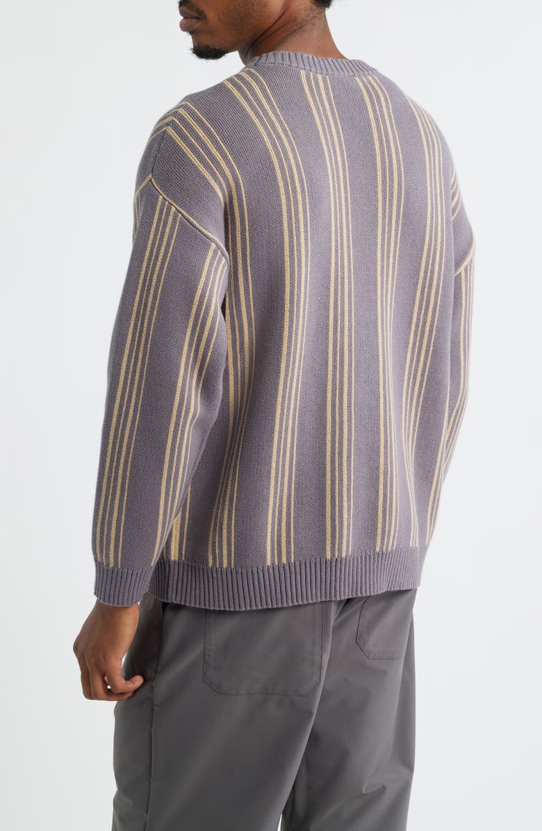 SANTO STUDIO Pachino Stripe Cotton Sweater, Alternate, color, Desert