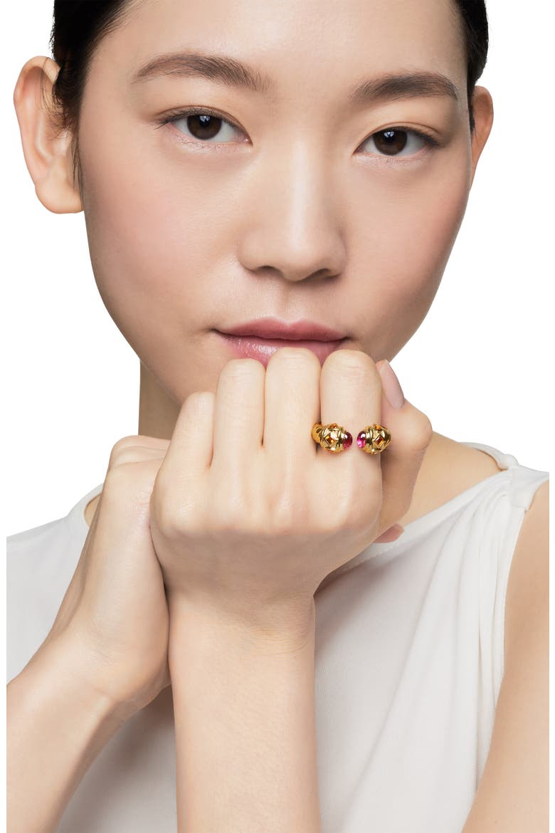Renaissance® Ring in 18K Yellow Gold with Rubellite and Madeira Citrine, Alternate, color, 18K YELLOW GOLD