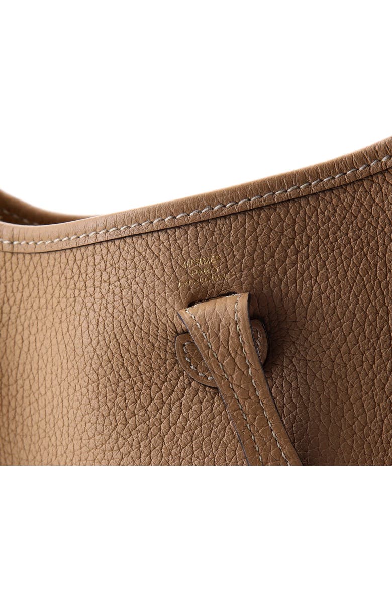 Pre-Owned Hermes Long Strap Evelyne Bag Clemence TPM, Alternate, color, Trench