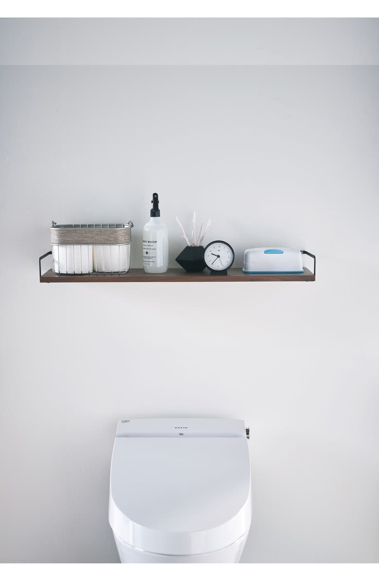 Yamazaki Tower Wood Shelf, Alternate, color,