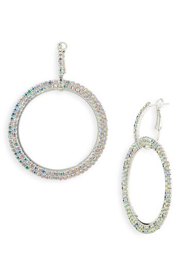 Tasha Crystal Circle Drop Earrings