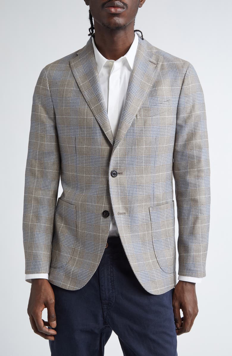 Boglioli K-Jacket Wool Blend Sport Coat, Main, color, 491 Grey/ Blue