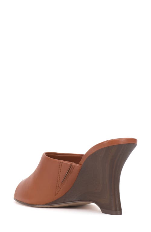 Vince Camuto Vilty Wedge Slide Sandal In Warm Caramel