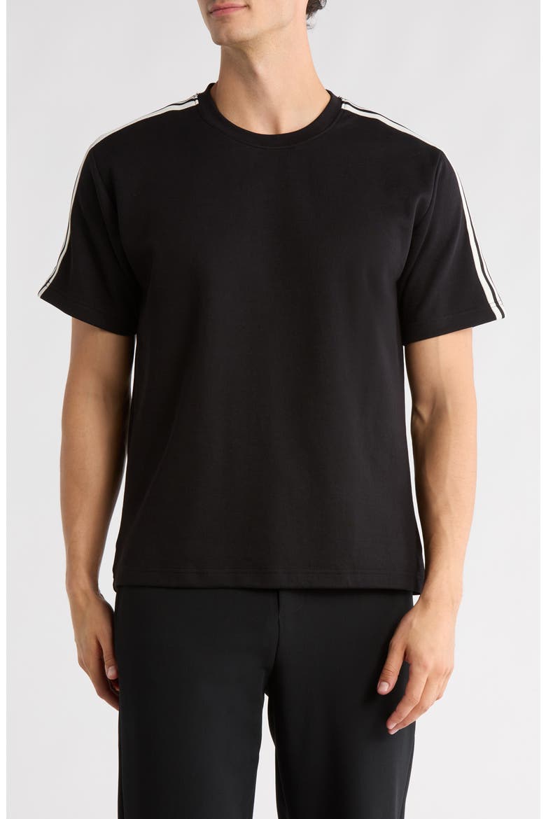 Relaxed Fit Cotton Blend T-Shirt, Main, color, BLACK