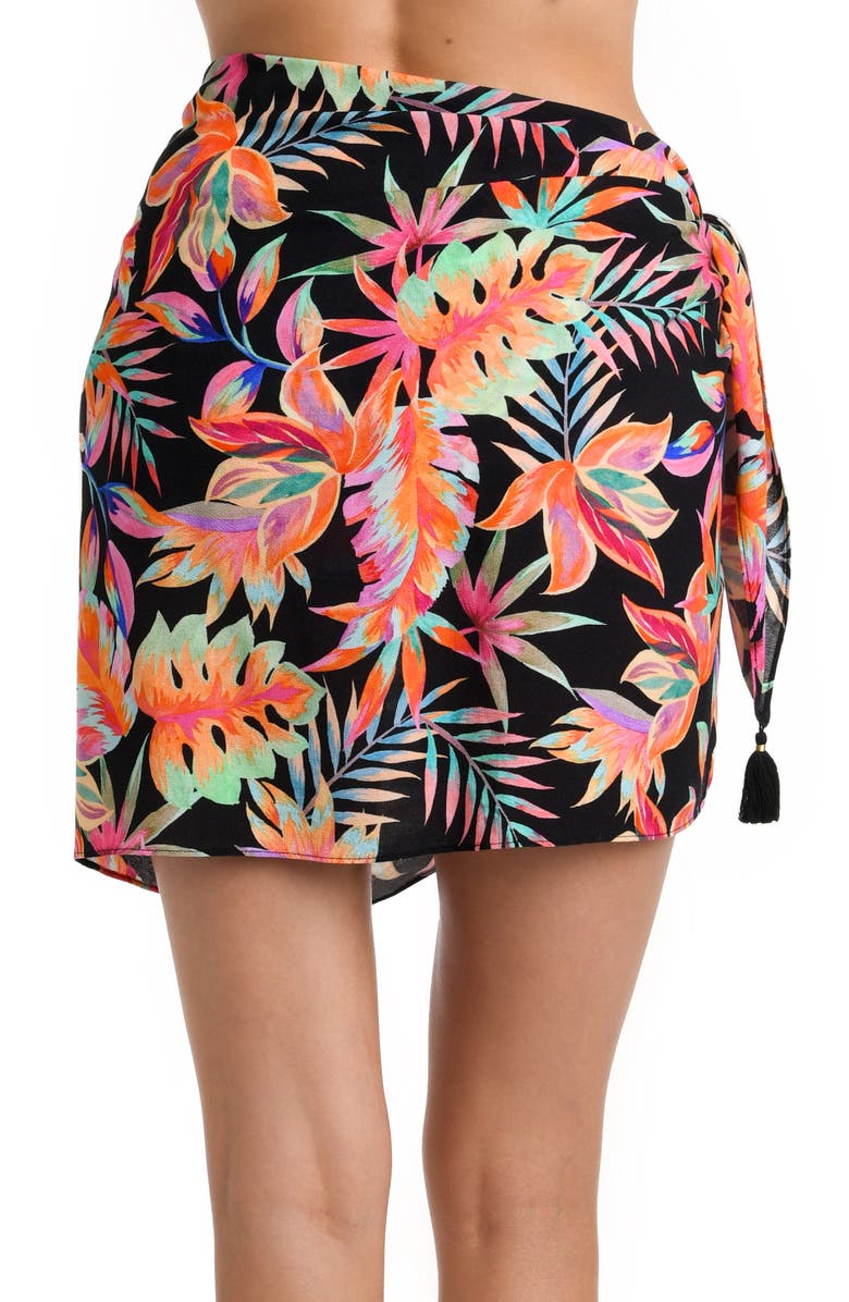 La Blanca Short Cover-Up Pareo, Alternate, color, 