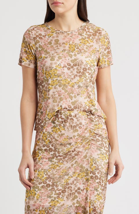 Floral Crewneck T-Shirt