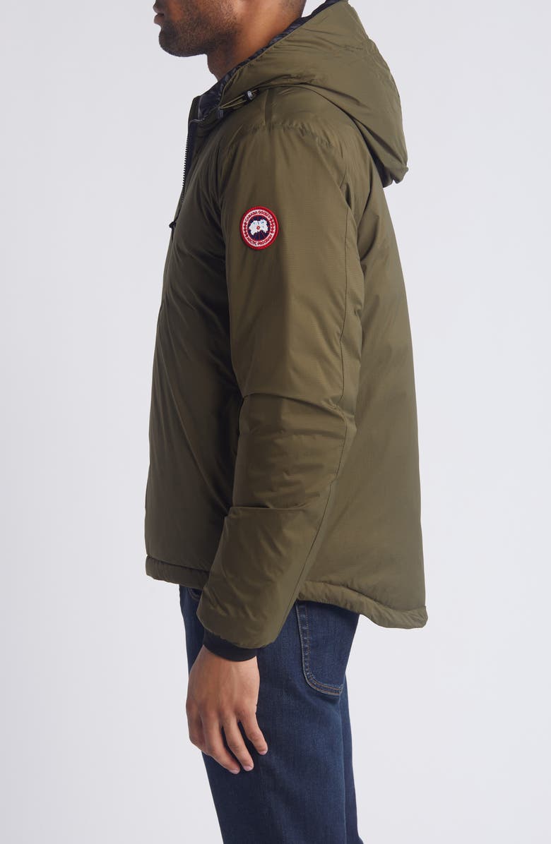 Canada Goose Lodge Packable Windproof 750 Fill Power Down Hooded Jacket, Alternate, color, 