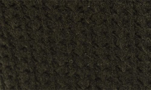 Mango Knit Midi Skirt In Khaki Green