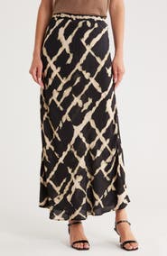 JASON WU Flowy Pull-On Maxi Skirt