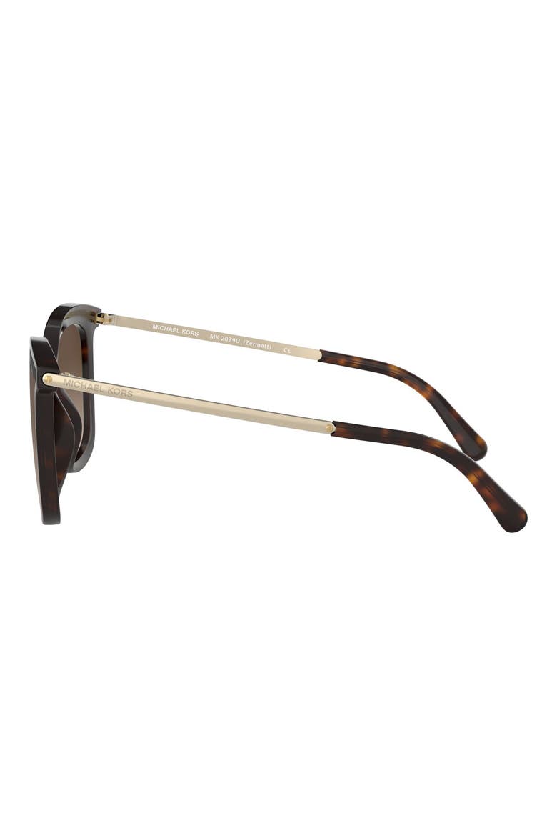 61mm Gradient Square Sunglasses, Alternate, color, DARK TORTOISE