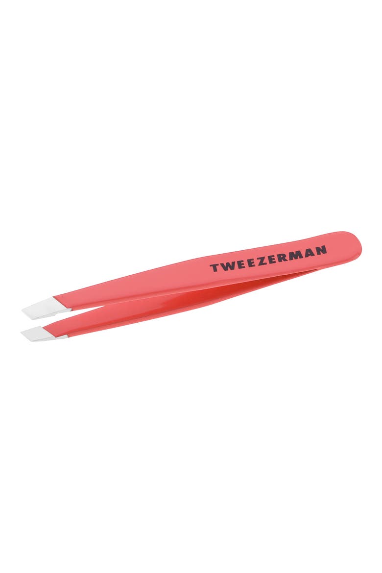 Mini Slant Tweezer, Main, color, GERANIUM