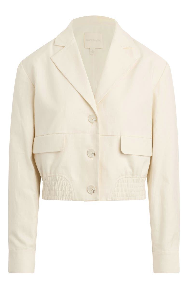 Favorite Daughter The Farrah Cotton Jacket, Alternate, color, Cream