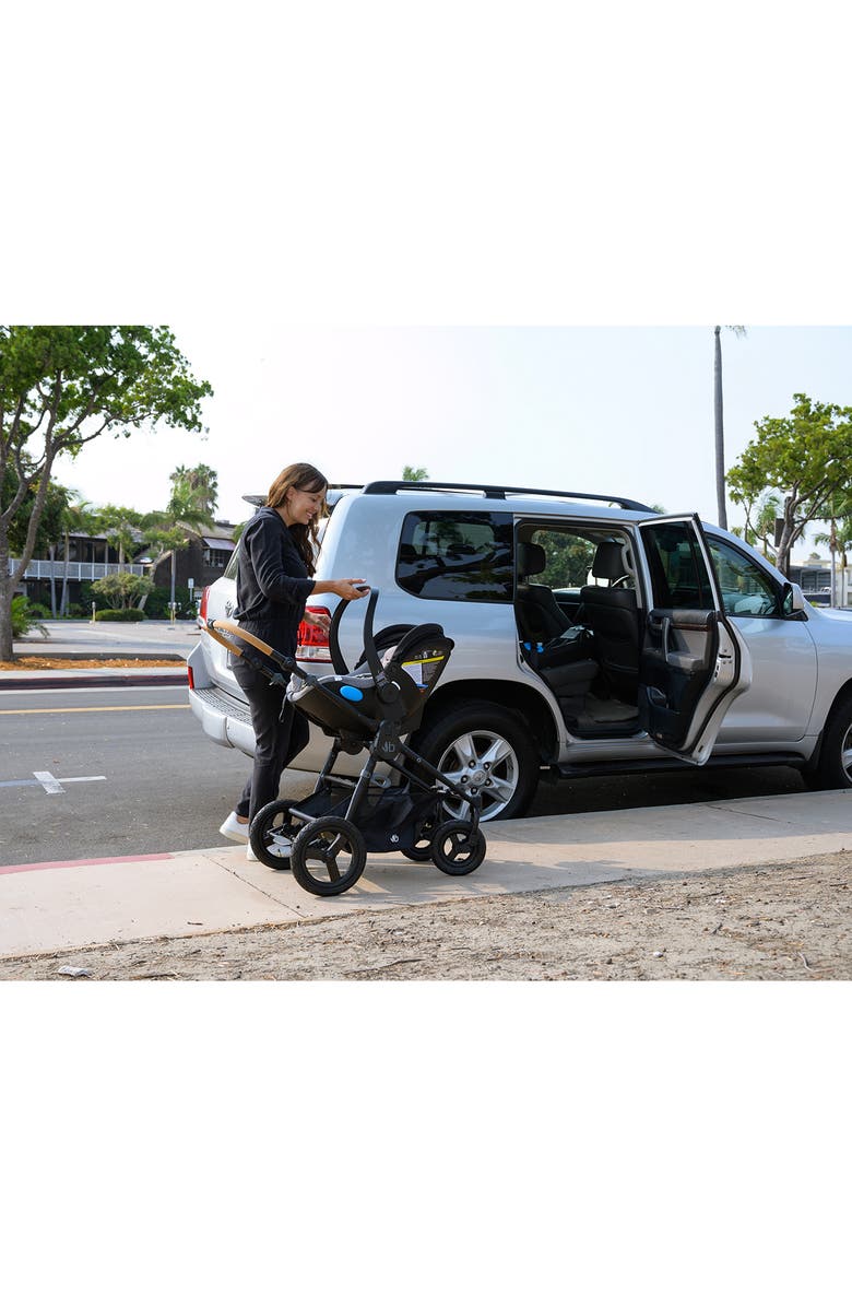 Bumbleride Era Reversible Stroller & Clek Liing Railroad Ziip Travel System Car Seat Set, Alternate, color, Black