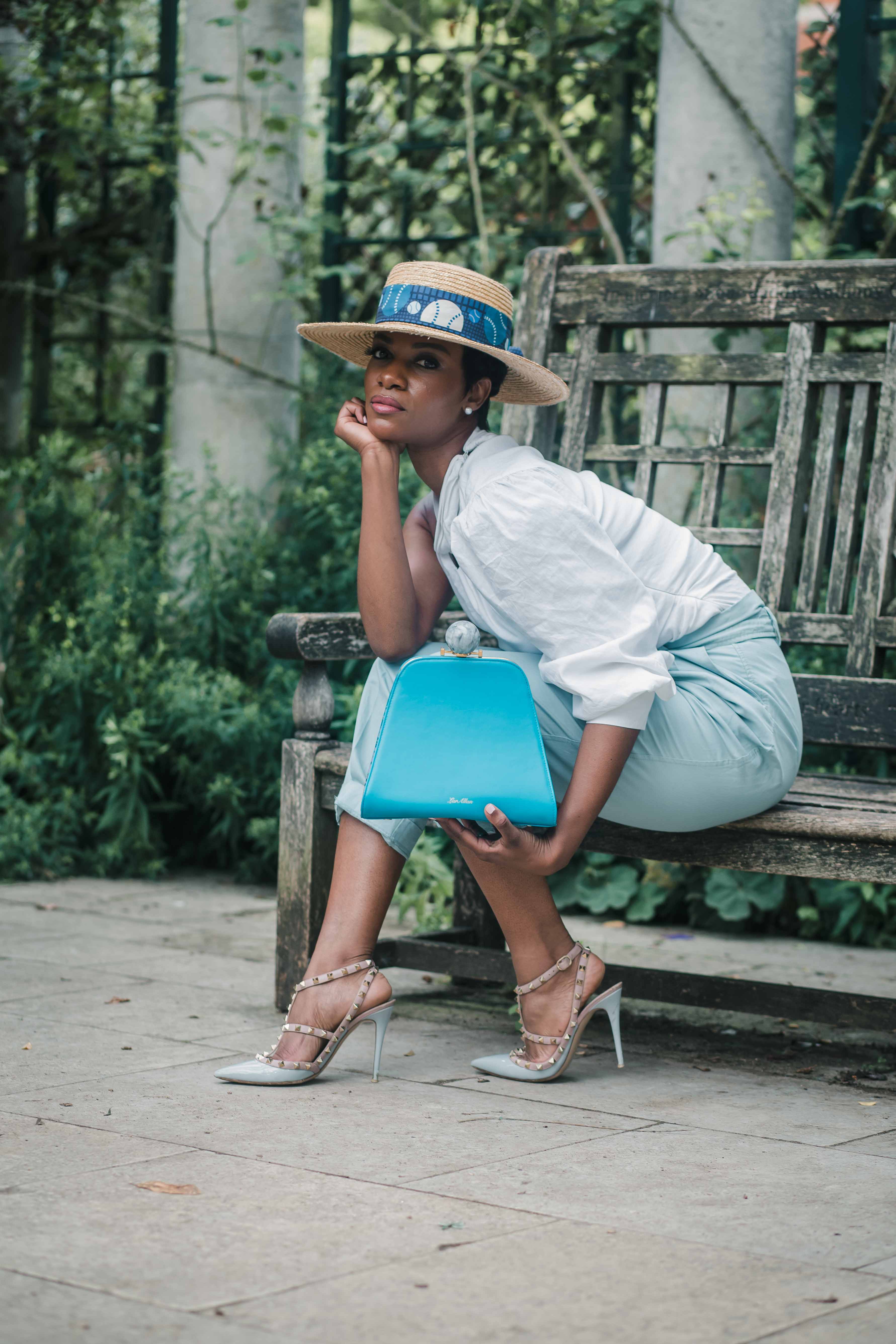 LarAllan Josephine Ball Frame Calfskin Leather Bag, Alternate, color, Turquoise Aqua